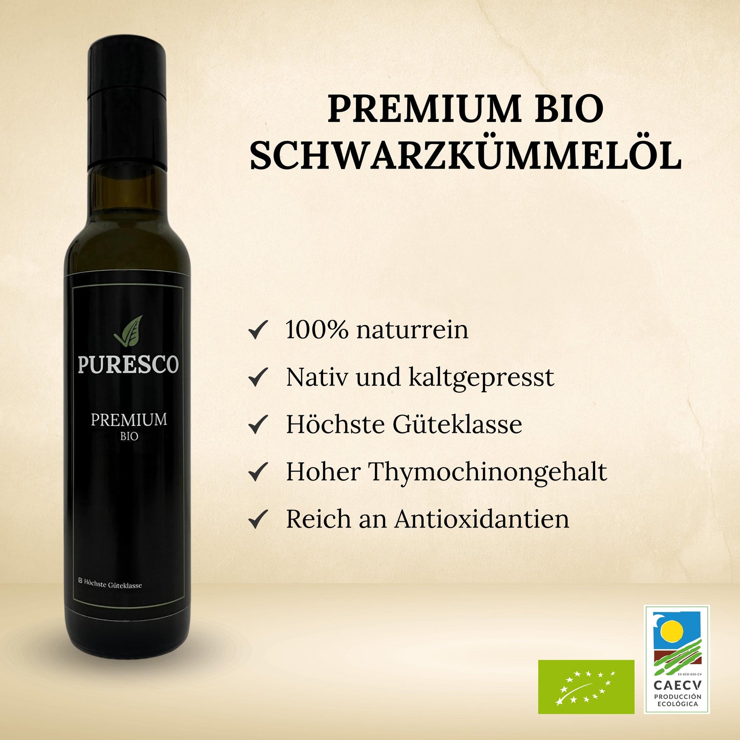 Premium BIO Schwarzkümmelöl