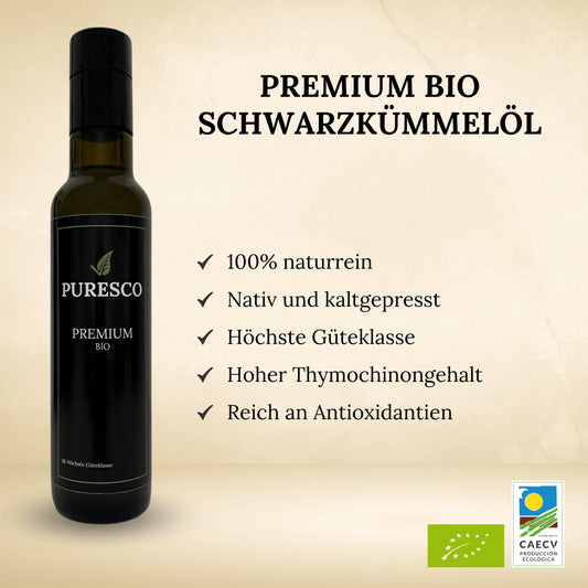 Premium BIO Schwarzkümmelöl